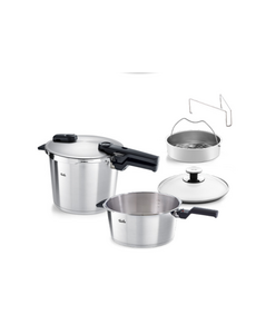 Fissler Snelkookpannenset met stoominzet 6L+3.5L Vitaquick Premium Fissler