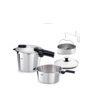 Fissler Snelkookpannenset met stoominzet 6L+3.5L Vitaquick Premium Fissler