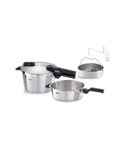 Fissler Snelkookpannenset met stoominzet 4.5L+2.5L Vitaquick Premium Fissler