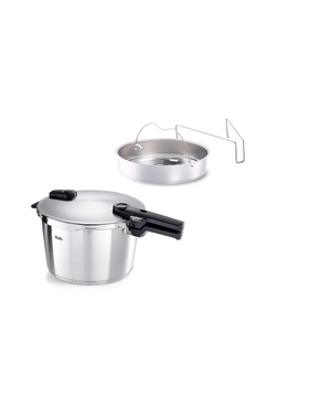 Fissler Snelkookpan met stoominzet 8L Vitaquick Premium Fissler