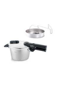 Fissler Snelkookpan met stoominzet 2.5L Vitaquick Premium Fissler