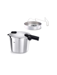 Fissler Snelkookpan met stoominzet 10L Vitaquick Premium Fissler