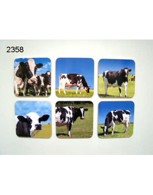 Geharo Onderzetter Koe set/6