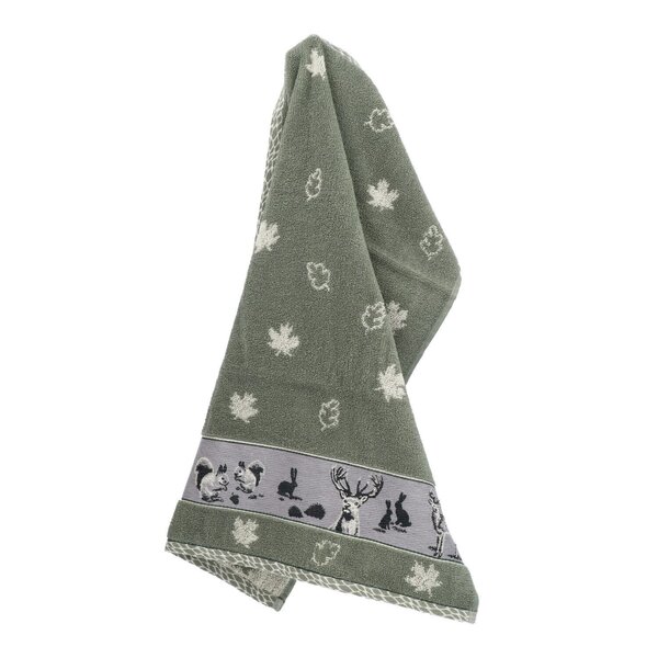 Bunzlau Castle Keukendoek Forest Animals Dark Green