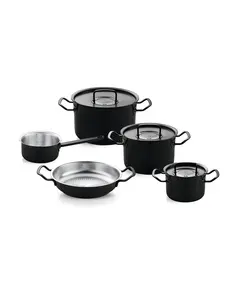 Fissler Pannenset Original Profi 5-delig Shadow Line zwart Fissler