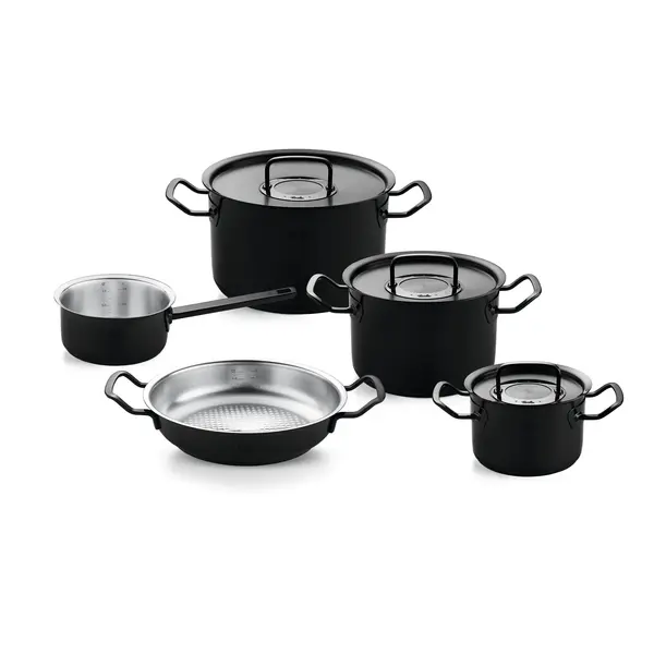 Fissler Pannenset Original Profi 5-delig Shadow Line zwart Fissler