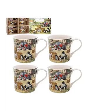 The Leonardo Collection Mokkenset schaap en collie set/4