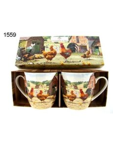 The Leonardo Collection Mokkenset haan en hen set/2