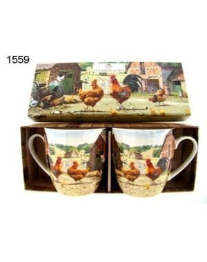 The Leonardo Collection Mokkenset haan en hen set/2