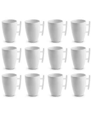 BonBistro Mok groot 30cl wit Squito set van 12