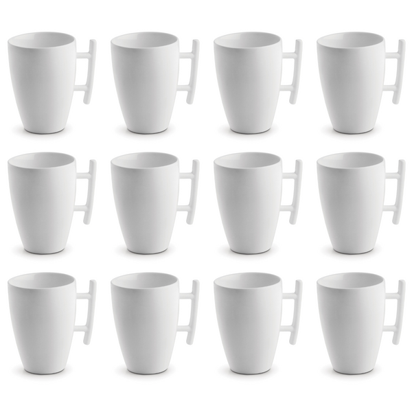 BonBistro Mok groot 30cl wit Squito set van 12