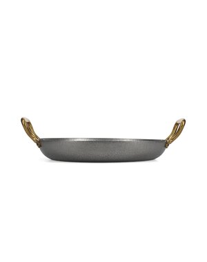 BonBistro Serveerschaal 28xH5cm met gouden handvat Serve