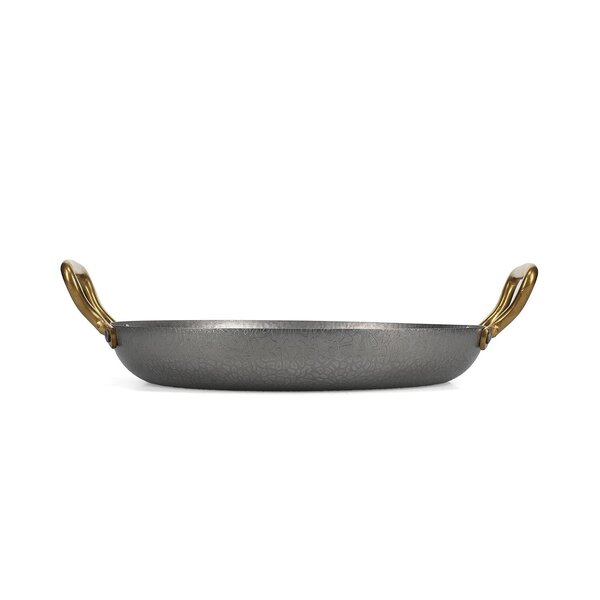 BonBistro Serveerschaal 28xH5cm met gouden handvat Serve