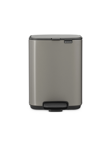 Brabantia Pedaalemmer Bo 4 liter Platinum