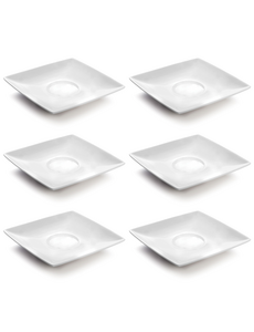 BonBistro Schotel voor mok 13x13cm 17cl Squito set van 6