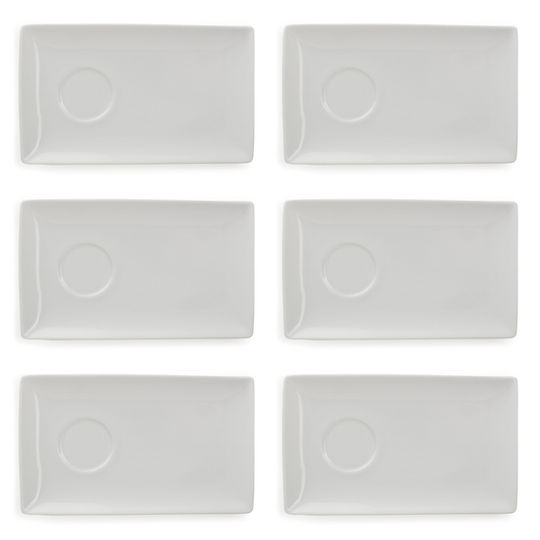 BonBistro Schotel 20x12cm rechthoekig voor kop 17cl Squito set van 6