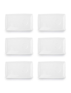 BonBistro Schotel voor espressokopje17x10cm wit Squito set van 6