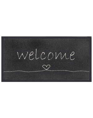  Deurmat - Schoonloopmat  Welcome Heart 40 x 80 cm