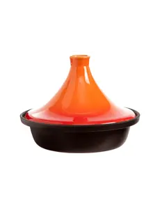 Cosy & Trendy Tajine 25cm zwart-oranje