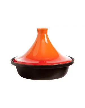 Cosy & Trendy Tajine 25cm zwart-oranje