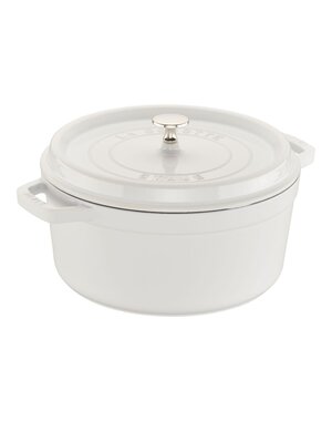 Staub Braadpan 26cm 5,25L La Cocotte wit
