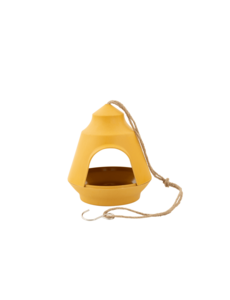 Point-Virgule Voederhuisje uit bamboevezel okergeel