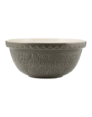  Beslagkom 4L In The Forest aardewerk grijs