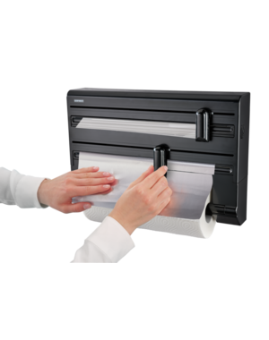 Leifheit Rollenhouder parat zwart Leifheit