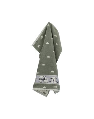 Bunzlau Castle Keukendoek Sheep Dark Green