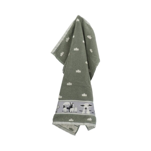 Bunzlau Castle Keukendoek Sheep Dark Green