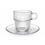 Bormioli Rocco Theeglas met schotel Barshine
