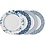 Laura Ashley Bordenset van 4 Assorti platte borden 23cm Laura Ashley