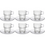 Bormioli Rocco Theeglas met schotel Barshine set van 6