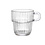 Bormioli Rocco Theeglas met schotel Barshine set van 6