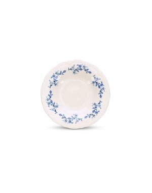 BonBistro Bord diep 23,5cm Blue Flower Retro