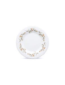 BonBistro Bord plat 32cm Brown Flower Retro