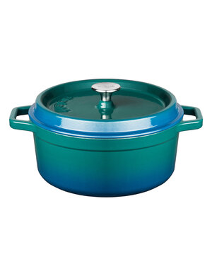 Sola Braadpan 24cm Gietijzer blauw/groen
