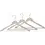 Kesper Kleerhangers set 3 stuks beige