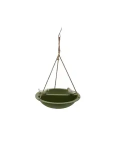 Point-Virgule Vogelbad - Voederschaal uit bamboevezel groen