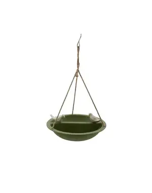 Point-Virgule Vogelbad - Voederschaal uit bamboevezel groen