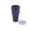 Friss Friss drinkbeker PP 0,8L blauw dubbelwandig - met handvat Friss