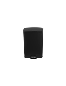 Salt en Pepper Pedaalemmer 50L Dust zwart