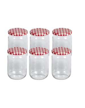  Jampotglazen per 6 stuks 540 ml