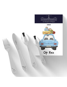 Koninklijke van Kempen & Begeer Kinderbestek Op Reis 4 delig