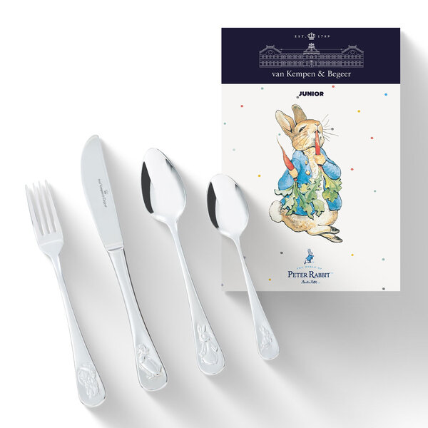 Koninklijke van Kempen & Begeer Kinderbestek Beatrix Potter 4 delig