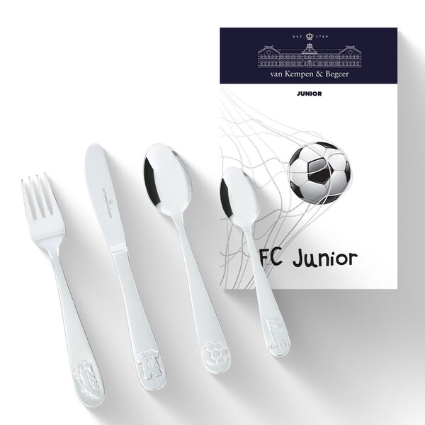 Koninklijke van Kempen & Begeer Kinderbestek FC Junior 4 delig