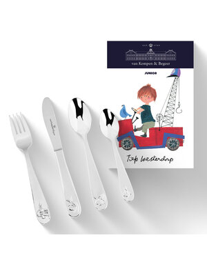 Koninklijke van Kempen & Begeer Kinderbestek Fiep Westendorp 4 delig