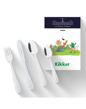Koninklijke van Kempen & Begeer Kinderbestek Kikker 4 delig