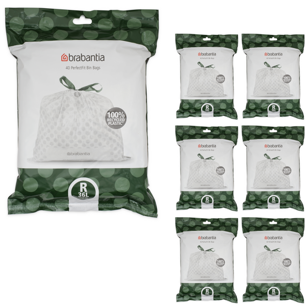 Brabantia Afvalzakken PerfectFit R, 36L, 280 stuks