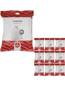 Brabantia Afvalzakken PerfectFit J, 20-25L, 400 stuks